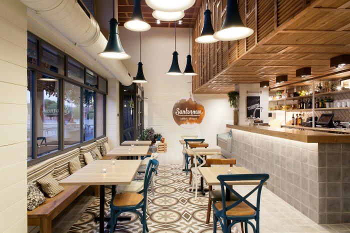 Modern european coffee cafes cafe interior lights designed shop pendant concept contemporist white bar creatively ideas restaurant lighting architecture café