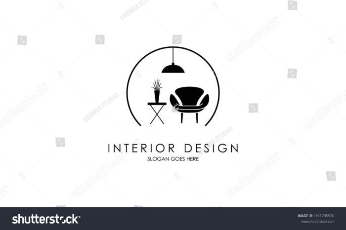 Logo desain grafis interior